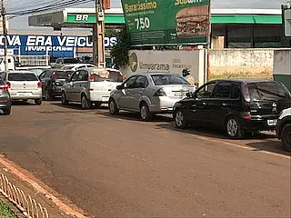 Postos de Dourados estão 100% sem gasolina e etanol