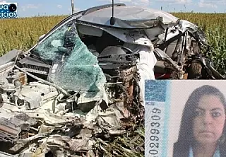 Mulher capota caminhonete e morre ao bater em carreta