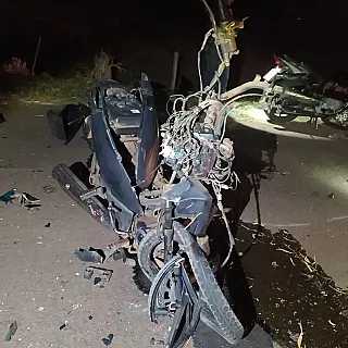 Dois motociclistas morreram em uma colisão na MS-147
