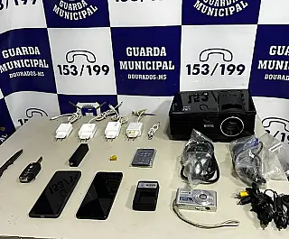 Guarda recupera celulares furtados da Central do Cidadão
