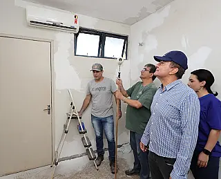 Equipes trabalham em mutirão para recuperar postos de saúde
