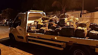 Homem preso com 3,2 toneladas de maconha na BR-267 diz ter pego a droga em Dourados