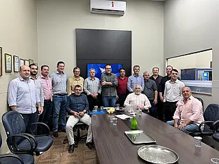 Alan e diretoria da Aced participam da mentoria com Silvio Barros