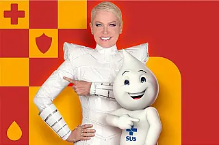 Xuxa e Zé Gotinha se unem para vacinar mais