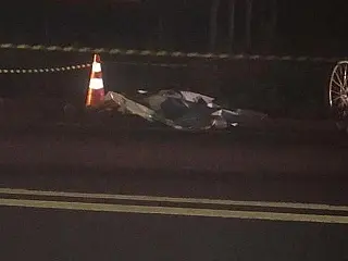 Ciclista paraguaio morre atropelado por ônibus na BR 163