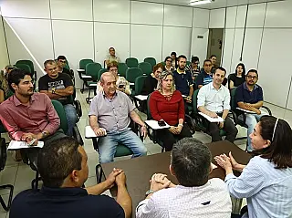 Prefeita participa de ato para assegurar certificação do Previd no RPPS