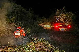 Frente fria favorece combate aos incêndios no Pantanal