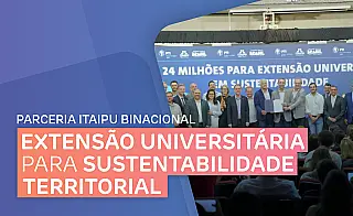 Parceria com Itaipu garante fomento para extensão universitária no IFMS