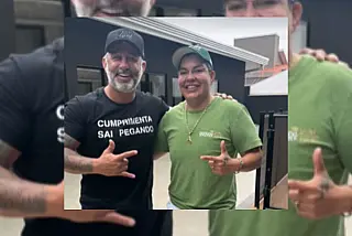 Isa Marcondes visita prefeito "mais louco do Brasil"