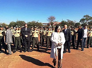 Prefeita destaca esforço para formar jovens da Guarda Mirim para a vida