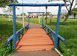 Passarelas do parque Antenor Martins são recuperadas