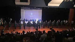 Minuto de silêncio por colegas mortos em todo o país é feito por policiais militares de MS
