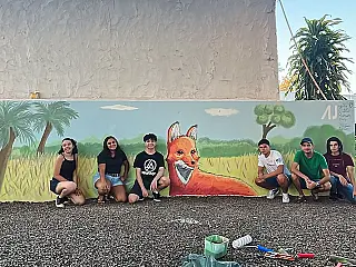 Muros da Apae retratam biomas brasileiros