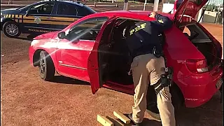 Rapaz é preso na BR-463 com 40,7 quilos de maconha com destino ao interior de São Paulo