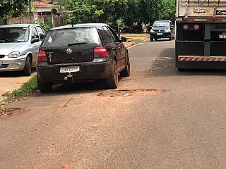 Garagem a céu aberto