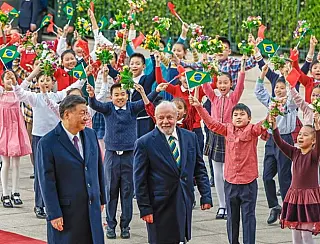 Lula se reúne com o presidente da China, Xi Jinping