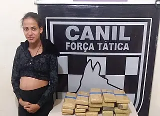 Grávida de Rondônia é presa com 22 quilos de maconha em Dourados