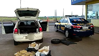 Traficante é flagrado com 100 quilos de maconha pela PRF