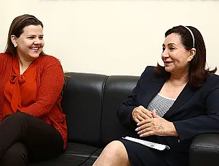 Délia e Daniela mantém encontro para estreitar relacionamento entre poderes