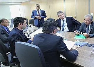 Consórcio do Brasil Central já faz primeira reunião de trabalho com o presidente Reinaldo