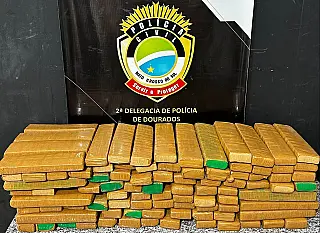 Polícia Civil prende homem com 95 quilos de maconha em Dourados