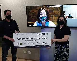 Délia agradece Simone Tebet pelo apoio para enfrentamento da Covid em Dourados