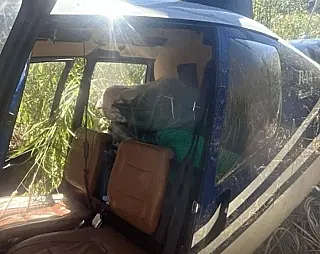 Helicóptero saiu de Ponta Porã com 288 kg de cocaína