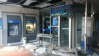 Funcionários de hospital são feitos de reféns após ladrões explodirem caixas de banco em Mato Grosso