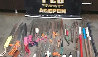 Em nova varredura, encontrados 16 celulares com presos na PED