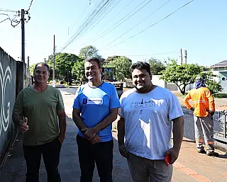 Asfalto no Flórida II melhora acesso ao Parque