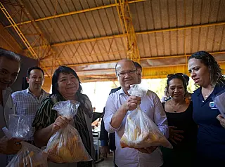 Barbosinha recepciona presidente da Funai em Dourados