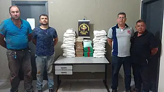 Quarteto é preso com mais de 70 quilos de cocaína em Corumbá