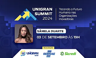 Unigran abre evento com palestra de Sâmela Duarte