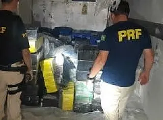 Caminhão baú levava carne com maconha para o Rio Grande