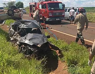 Acidente com quatro carros mata uma pessoa na BR 267