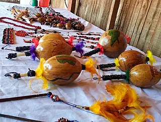 Artesanato indígena será exposto em feira na praça