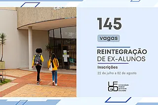 Ex-alunos da UFGD têm oportunidade de voltar para a faculdade