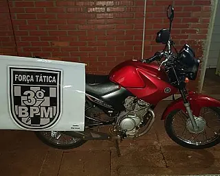 Moto roubada no Parque do Lago foi recuperada horas depois
