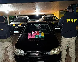 PRF apreende maconha e cocaína na BR-463