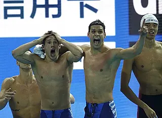 Quarteto brasileiro é ouro nos 4x200 disputados no mundial de natação