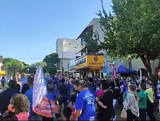 Professores em greve