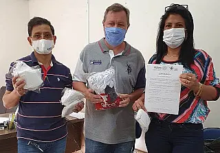 Hospital da Vida recebe 700 máscaras da Fundação Rotária