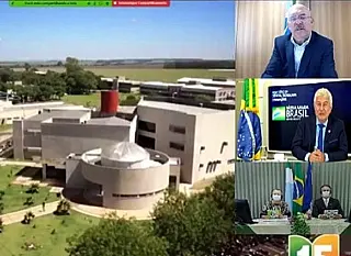 Com presença virtual de dois ministros, UFGD entrega R$ 23 milhões em novas obras