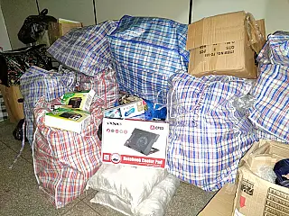 Van carregada de muamba do Paraguai é apreendida pela PM