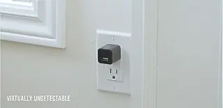 Câmera de segurança que filma em HD tem formato de carregador de celular
