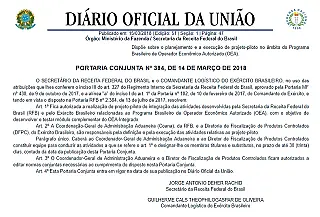 Portaria da Receita Federal e Exército pode facilitar importação de armas