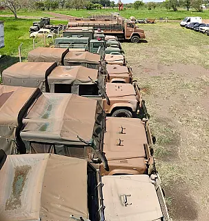 Caminhões, picapes e geradores são atrações de leilão do Exército em MS