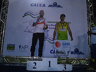 Luiz Olmedo ganha medalhas de prata na capital federal