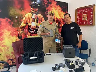 Corpo de Bombeiros ganha reforço de drone