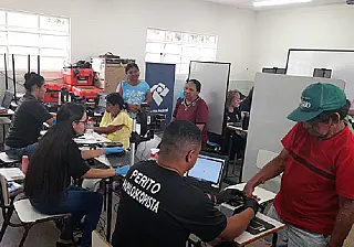 Papiloscopistas integram mutirão do Juizado Itinerante